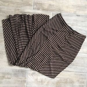 Maxi striped skirt